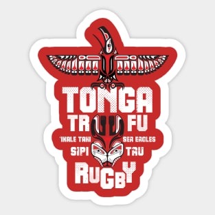 TRFU Tonga Rugby Sea Eagles 'IKale Taki Fan Memorabilia Sticker